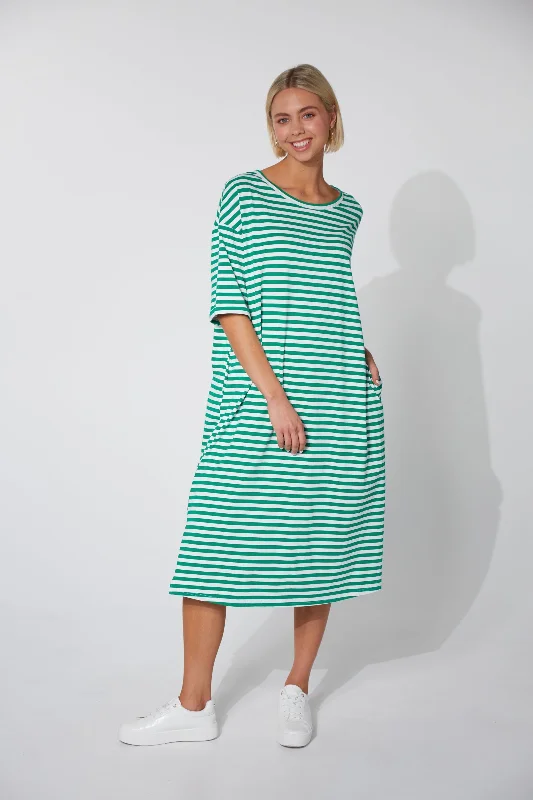 MALA TSHIRT DRESS EMERALD